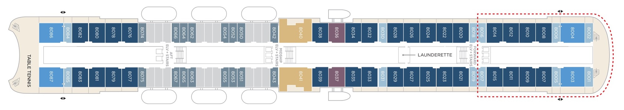 Deck 8 plan
